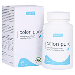 NUPURE colon pure Darmreinigung Detox Bio Kapseln 90 Stück