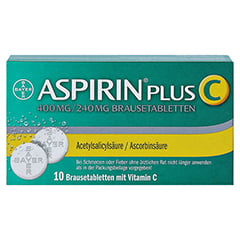 Aspirin plus C 400mg/240mg 10 Stck - Rckseite