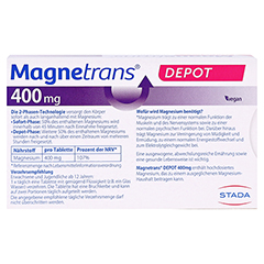 MAGNETRANS Depot 400 mg Tabletten 20 Stck - Rckseite