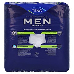 TENA MEN Act.Fit Inkontinenz Pants Plus S/M blau 4x12 Stck - Rckseite