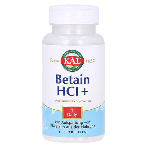 BETAIN HCL+250 mg KAL Tabletten 100 Stck