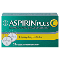 Aspirin plus C 400mg/240mg 20 Stück - Vorderseite
