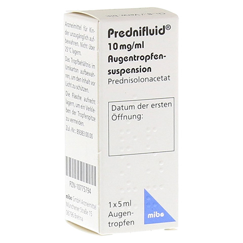 PREDNIFLUID 10 mg/ml Augentropfensuspension 1x5 Milliliter N1