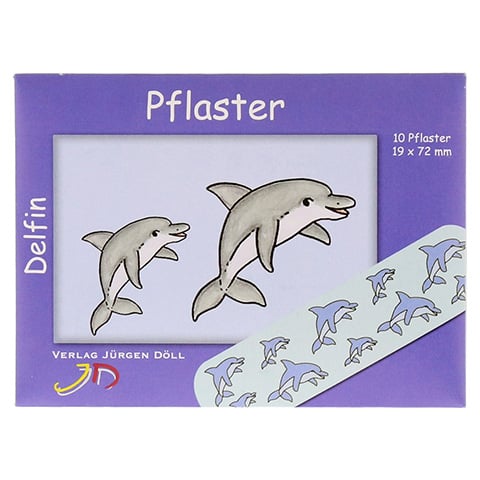 KINDERPFLASTER Delfin Briefchen 10 Stück