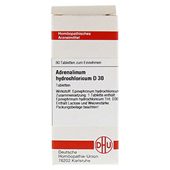 ADRENALINUM HYDROCHLORICUM D 30 Tabletten 80 Stck - Vorderseite