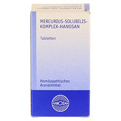 MERCURIUS SOLUBILIS KOMPLEX Hanosan Tabletten 100 Stück N1 - Vorderseite