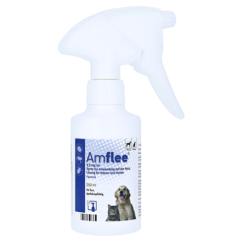 AMFLEE 2,5 mg/ml Spray Lsung f.Hunde/Katzen 250 Milliliter