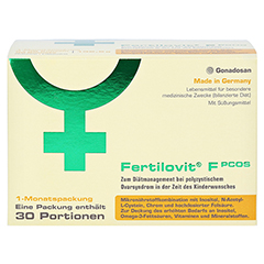 FERTILOVIT F PCOS 60 Kapseln+30 Pulver-Sticks 1 Packung - Vorderseite
