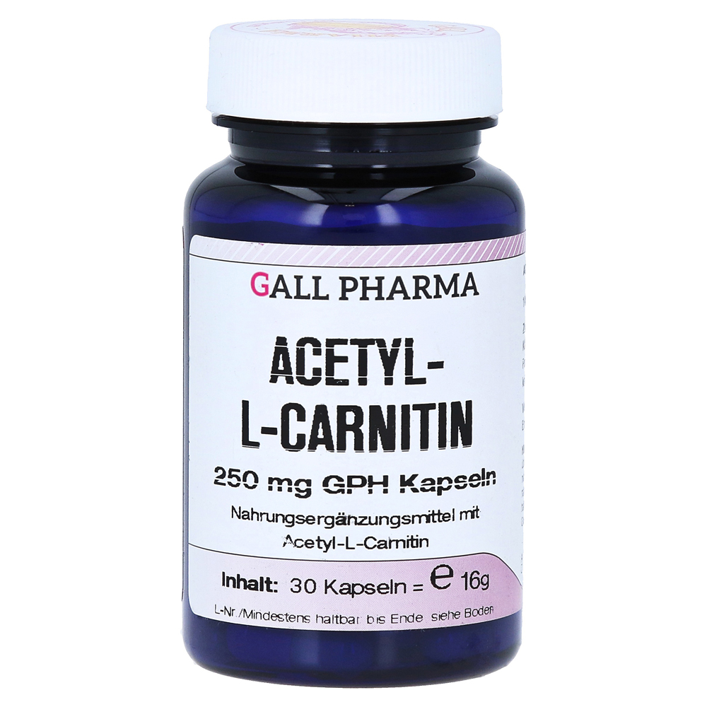 ACETYL-L-CARNITIN 250 mg Kapseln 30 Stück