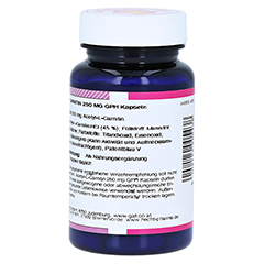 ACETYL-L-CARNITIN 250 mg Kapseln 30 Stck - Rechte Seite