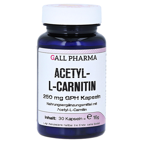 ACETYL-L-CARNITIN 250 mg Kapseln 30 Stck