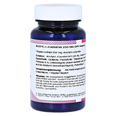 ACETYL-L-CARNITIN 250 mg Kapseln 30 Stck - Linke Seite