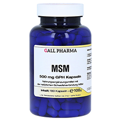 MSM 500 mg GPH Kapseln 180 Stück