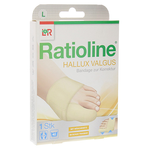 RATIOLINE Hallux valgus Bandage zur Korrektur Gr.L 1 Stck