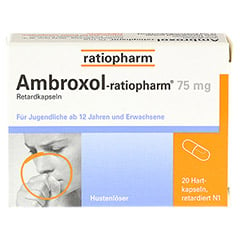 Ambroxol-ratiopharm 75mg Hustenlser 20 Stck N1 - Vorderseite