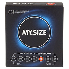 MYSIZE 60 Kondome 3 Stck - Vorderseite