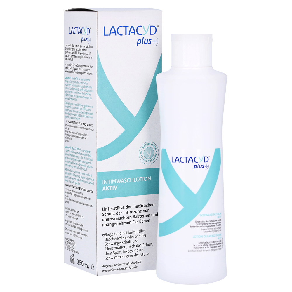 LACTACYD+ Aktiv Intimwaschlotion 250 Milliliter