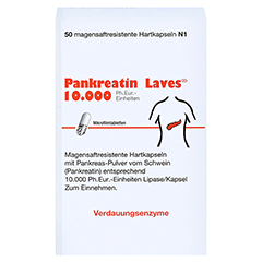 Pankreatin Laves 10000 Ph.Eur.-Einheiten 50 Stck N1 - Vorderseite