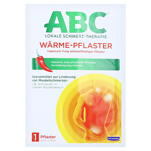 ABC Wrme-Pflaster Capsicum 11mg Hansaplast med 1 Stck