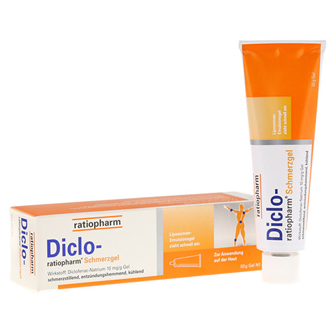 Diclo-ratiopharm® Schmerzgel - bei Schmerzen 50 Gramm N1