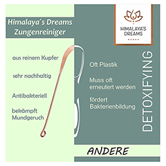 HIMALAYA'S Dreams Ayurveda Zungenreiniger 2er Set 1 Packung - Info 2