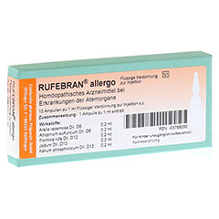 RUFEBRAN allergo Ampullen 10 Stück N1
