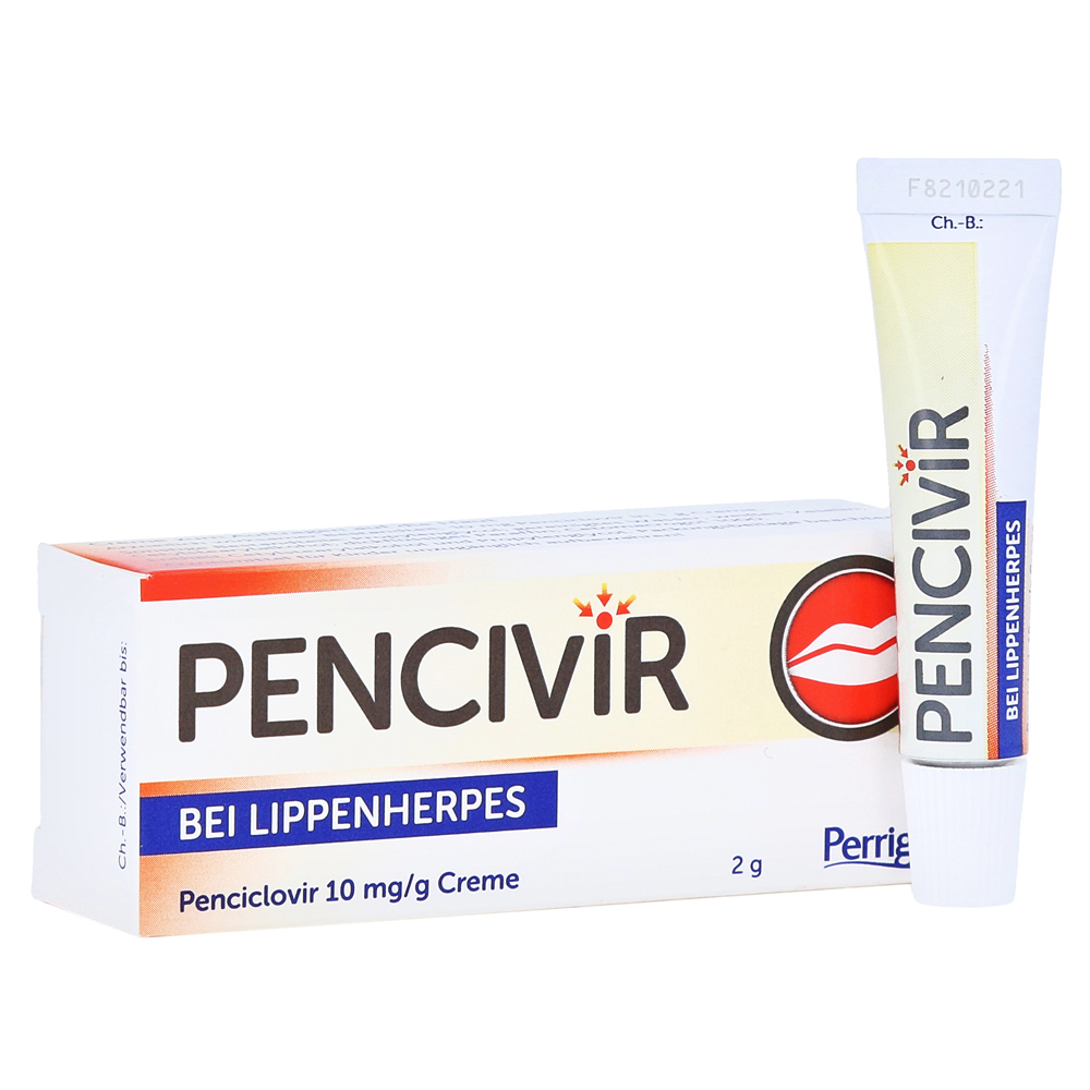 Pencivir bei Lippenherpes 10mg/g Creme 2 Gramm