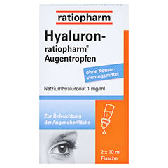 Hyaluron ratiopharm 2x10 Milliliter - Vorderseite