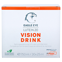 EAGLE EYE Lutein 20 Vision Drink 30x25 Milliliter - Vorderseite