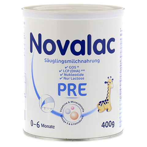 NOVALAC Pre Säuglings-Milchnahrung 0-6 M. 400 Gramm