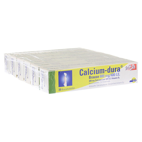 Calcium-dura Vit D3 Brause 600mg/400 I.E. 120 Stück N3