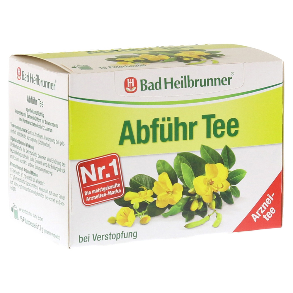 BAD HEILBRUNNER Abführ Tee Filterbeutel 15x1.7 Gramm