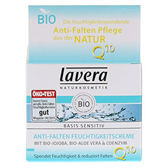 LAVERA basis sensitiv Feuchtigkeitscreme Q10 dt 50 Milliliter - Vorderseite