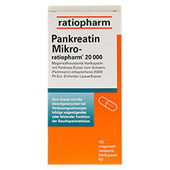 Pankreatin Mikro-ratiopharm 20000 100 Stück N2 - Vorderseite
