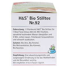 H&S Bio Stilltee Filterbeutel 20x1.8 Gramm - Linke Seite