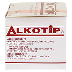 ALKO TIP Alkoholtupfer 100 Stck - Rechte Seite