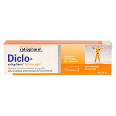 Diclo-ratiopharm® Schmerzgel - bei Schmerzen 50 Gramm N1 - Vorderseite