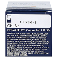Dermasence Cream soft LSF 30 50 Milliliter - Unterseite