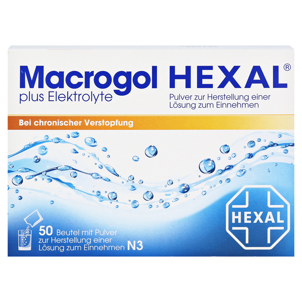 Macrogol HEXAL plus Elektrolyte 50 Stück N3 online bestellen - medpex