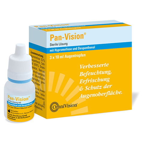 PAN Vision Augentropfen 3x10 Milliliter