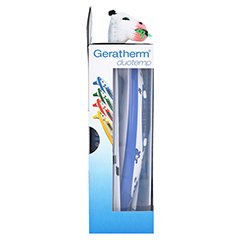 GERATHERM Ohr Stirn Thermometer Duotemp blau 1 Stck - Linke Seite