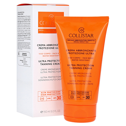 COLLISTAR Ultra Protection Tanning Cream LSF 30 150 Milliliter