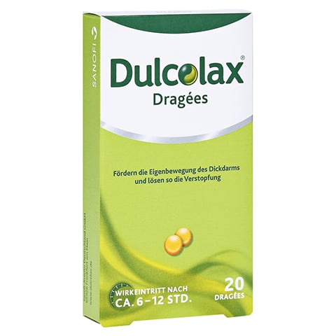 Dulcolax Dragees 20 Stk.: Abfühmittel bei Verstopfung mit Bisacodyl 20 Stück