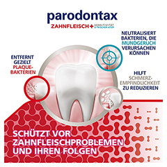 PARODONTAX Zahnfleisch+Sensitivitt & frisch.Atem 75 Milliliter - Info 1
