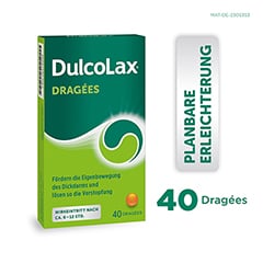 Dulcolax Dragees 40 Stk.: Abfhmittel bei Verstopfung mit Bisacodyl 40 Stck - Info 1