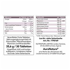 VENENRETTER Forte Tabletten 30 Stck - Info 3
