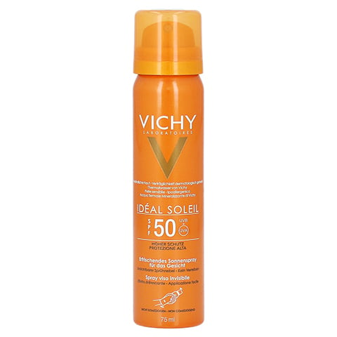 Vichy Ideal Soleil Sonnenspray für das Gesicht LSF 50 75 Milliliter