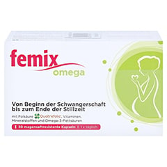 FEMIX omega magensaftresistente Weichkapseln 60 Stck - Vorderseite