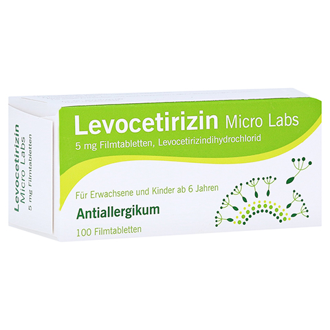 Levocetirizin Micro Labs 5mg 100 Stck N3