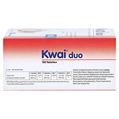 KWAI duo Tabletten 180 Stck - Rechte Seite